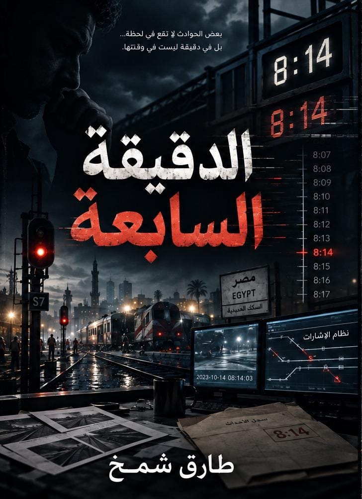 غلاف رواية الدقيقة السابعة